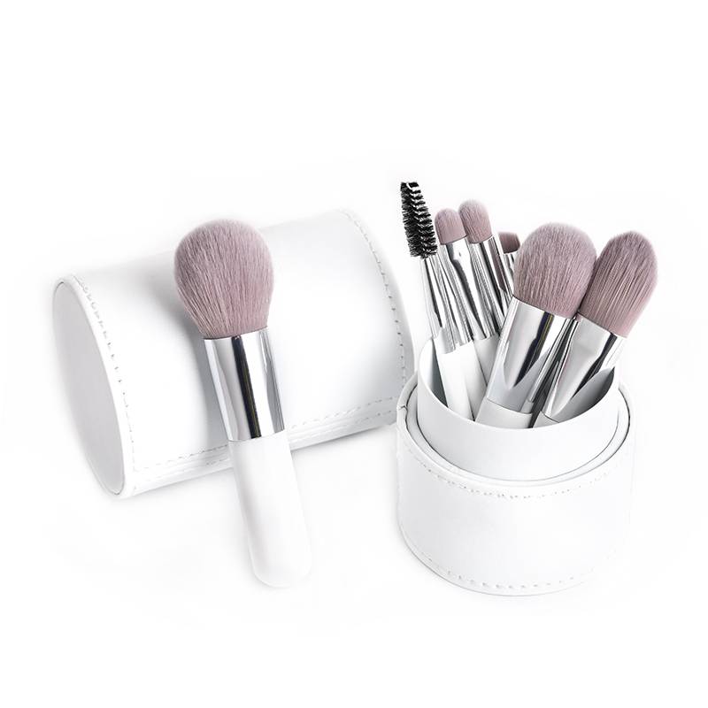 Synthetic Hair wood Handle brushes mini vegan makeup brush